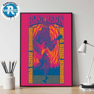 Blind Melon August And September Tour 2025 Dates Dates List Kick Off On August 7th At House Of Blues In Myrtle Beach SC Poster Canvas