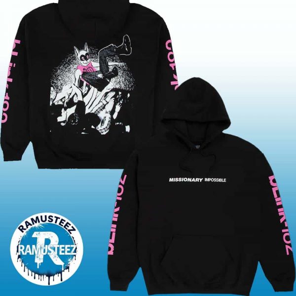 Blink 182 Band Missionary Impossible Tour 2025 Merchandise All Over Print Hoodie T-Shirt