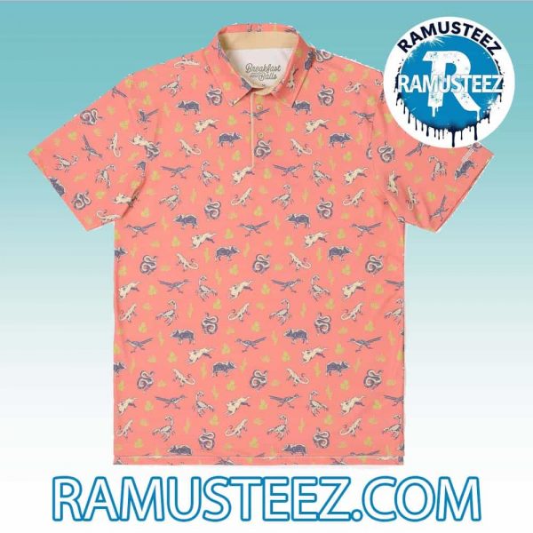 Breakfast Balls Desert Dwellers x RSVLTS Collection Gift For Golfer Polo T-Shirt