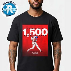 Celebrates Trea Vance Turner From Philadelphia Phillies x CocaCola x Ring The Bell Claim 1500 Career Hits Unisex T-Shirt