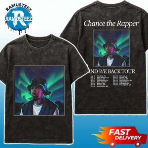 Chance The Rapper In Houston TX And We Back Tour 2025 Dates List Kick Off On September And October USA 26th Washed T-Shirt