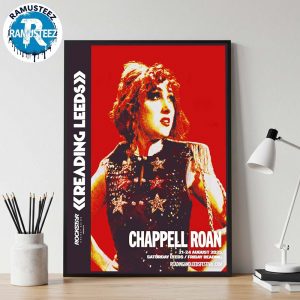 Chappell Roan Poster For Reading And Leeds Festival 2025 In England Friday Reading And Saturday Leeds On August 21 To August 24 Home Decor Poster Canvas