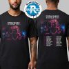 Chat Pile Band North America 2025 Dates List Kick Off On October 9th In San Francisco CA With Fleshwater Band Two Sided Print T-Shirt