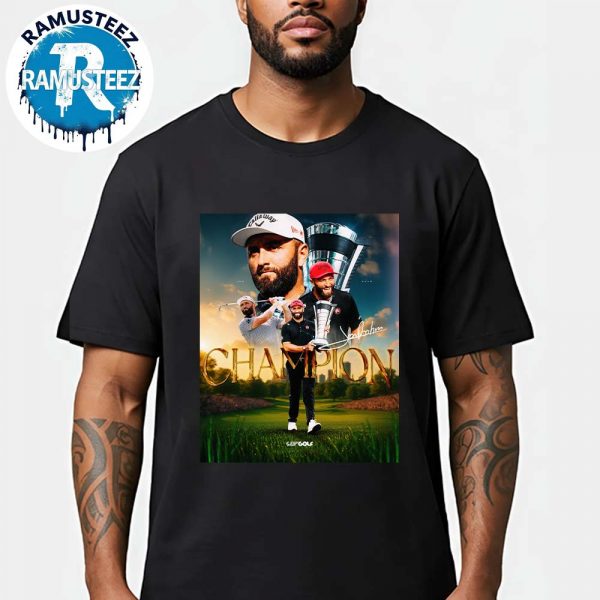 Congrats Jon Rahm Achieved Back To Back Season Champions 2025 LIV Golf League Individual Wall Decor Poster Canvas Unisex T-Shirt