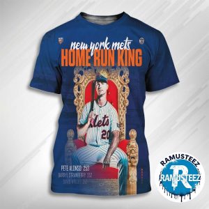 Congrats Pete Alonso Named To Polar Bear Claim 253th New York Mets Home Run King In 2025 3D T-Shirt