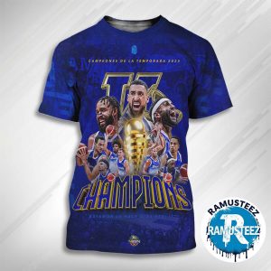 Congrats Vaqueros De Bayamon Win BSN 2025 Campeones Champions Una Dinastia Viva All Over Print T-Shirt