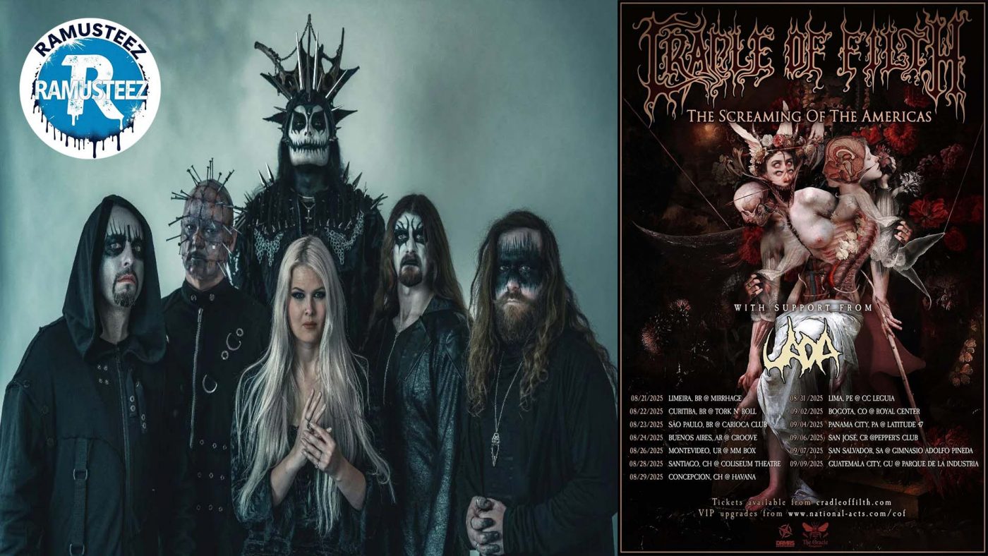 Cradle of Filth The Screaming Of The Americas Tour 2025 Complete Cities List and Tour Details
