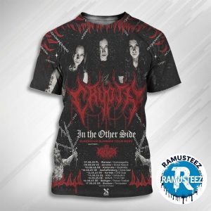 Crypta In The Other Side European Summer Tour 2025 Dates List For August With Rise Of Kronos All Over Print T-Shirt