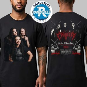 Crypta In The Other Side European Summer Tour 2025 Dates List For August With Rise Of Kronos Two Sided Print Unisex T-Shirt