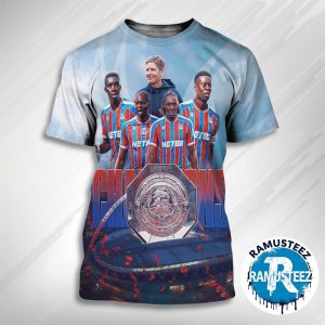 Crystal Palace 2025 Triumphs FA Community Shield Victory Over Liverpool With Dean Henderson Heroics At Wembley All Over Print T-Shirt