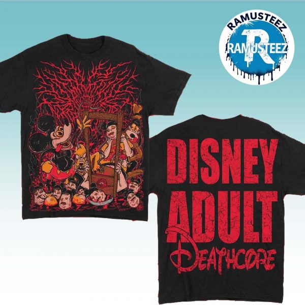 Death Core x Disney Adults The Heavy Hitter Tour This Fall Brotha 2025 Merchandise Tee Two Sided Print T-Shirt