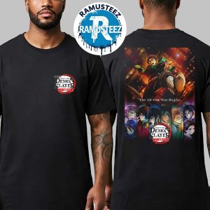 Demon Slayer Kimetsu No Yaiba Infinity Castle 2025 Movie Poser The All Out War Begin Only In Movie Theatres On September 12th Vintage T-Shirt