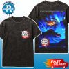 Crypta In The Other Side European Summer Tour 2025 With Rise Of Kronos Dates List For August Two Sided Print Washed T-Shirt