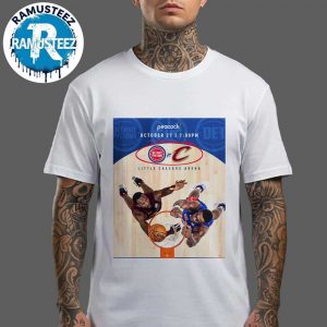 Detroit Pistons Vs Cleveland Cavaliers Head To Head At Little Caesars Arena In Detroit MI On October 27 2025 Classic T-Shirt