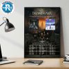 Dream Theater Parasomnia Tour 2025 Celebrate 30th Anniversary Of A Change Of Seasons Cities List Start In Reading PA On September 5th Poster Canvas