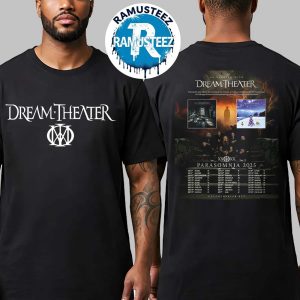 Dream Theater Parasomnia Tour 2025 Celebrate 30th Anniversary Of A Change Of Seasons Cities List Start In Reading PA On September 5th Unisex T-Shirt
