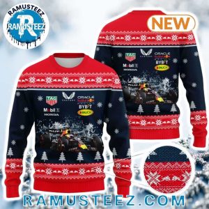 Formula 1 Oracle Red Bull Racing 2025 Cover Gift For Fan Ugly Christmas Sweater