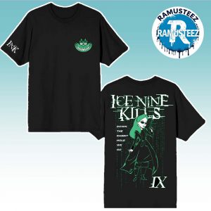 Ice Nine Kills Malice In Wonderland Merch From Regions Beyond Down The Rabbit Hole We Go Two Sided Print T-Shirt
