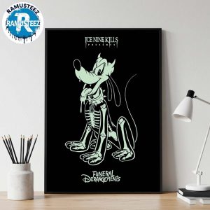 Ice Nine Kills x Disney Funeral Derangements Merch From Regions Beyond Plutonium Glow In The Dark Poster Home Decor Poster Canvas
