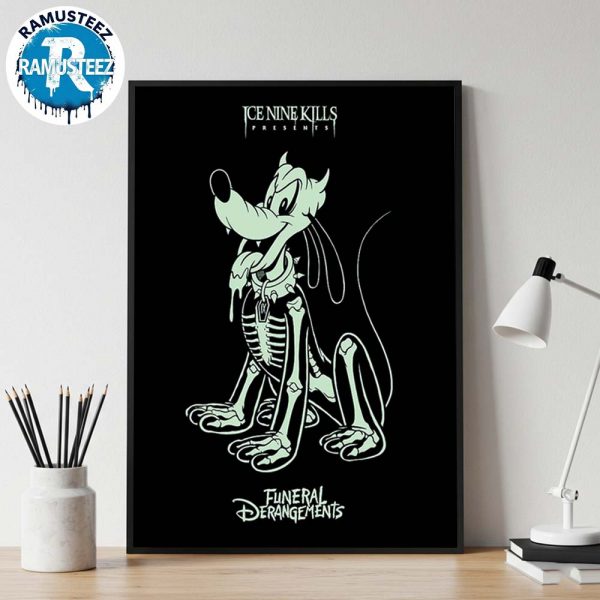 Ice Nine Kills x Disney Funeral Derangements Merch From Regions Beyond Plutonium Glow In The Dark Poster Home Decor Poster Canvas