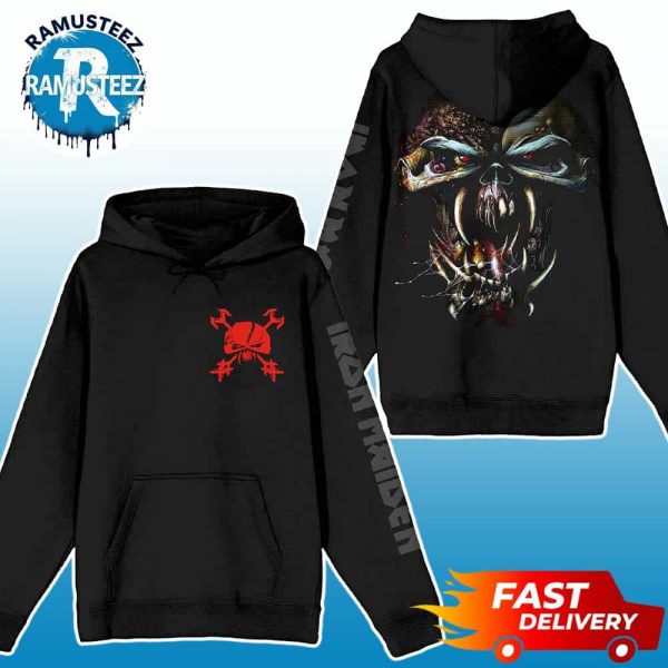 Iron Maiden The Final Frontier Hoodie Cover Tee 15 Years Of The Final Frontier Anniversary Collection Black Hoodie T-Shirt