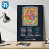 Moe Band Adirondack Independence Music Festival 2025 Poster Line Up On August 29th To 31th In Lake George NY At Charles R Wood Park Poster Canvas