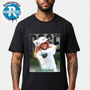 Justin Rose Claims 2025 FedEx St Jude Championship And FedEx Cup Victory Unisex Black T-Shirt