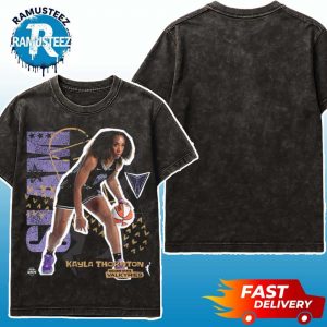 Kayla Thornton Team Golden State Valkyries WSLAM Digital Cover Tee Washed T-Shirt