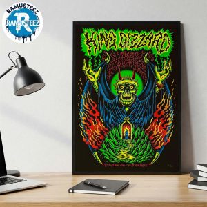 King Gizzard And The Lizard Wizard Music Poster On July 28th 2025 At TD Pavilion At The Mann In Philadelphia PA USA Wall Decor Poster Canvas