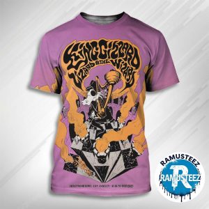 King Gizzard And the Lizard Wizard In Los Angeles CA USA Orchestra Show 2025 Poster At Hollywood Bowl On August 10th All Over Print T-Shirt