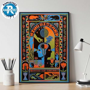 King Gizzard And the Lizard Wizard USA Orchestra Show 2025 Poster On August 8 At Ford Amphitheater In Colorado Springs Wall Decor Poster Canvas
