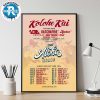 Jasmine.4.T Tranarchy World Tour 2025 Cities List Start In Toronto ON At The Baby G On September 26th Wall Decor Poster Canvas