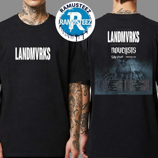 Landmvrks North America Headline Tour 2025 Dates List Kick Off On September 14th In Montreal QC Two Sided Print T-Shirt