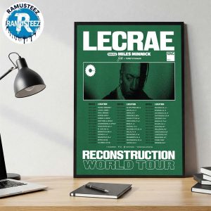 Lecrae Reconstruction World Tour 2025 Dates List Kick Off On September 4 In Harare Zimbabwe With Miles Minnick Poster Canvas
