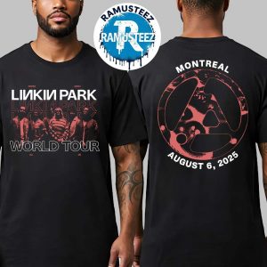 Linkin Park From Zero World Tour Merchandise Night 2 Tee Montreal Canada 2025 At Centre Bell On August 6 2025 Two Sided Print Classic T-Shirt