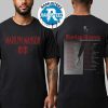Marilyn Manson One Assassination Under God Tour 2025 Dates List Kick Off In Sturgis Sd At Buffalo Chip On August 7th Two Sided Print T-Shirt