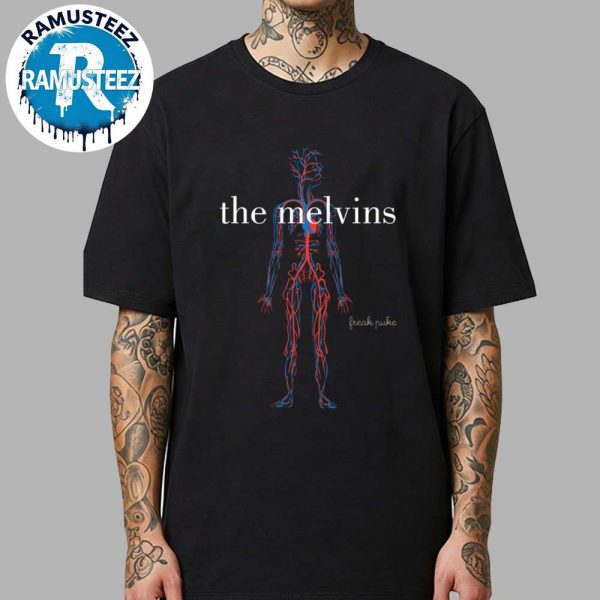 Melvins Collection Tee Freak Puke Unisex Black T-Shirt