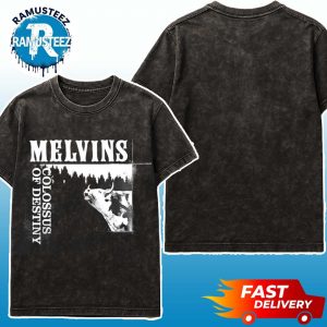Melvins Colossus Of Destiny Black Pullover Merchandise Vintage Washed T-Shirt