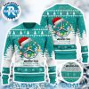McLaren F1 Team Custom Name 2025 Black And Orange Pattern Ugly Christmas Sweater Gift For Men And Women