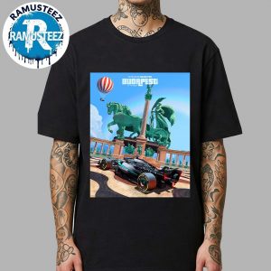 Mercedes AMG Petronas F1 Team 2025 Hungarian Grand Prix Posters On August 1-3 2025 At The Hungaroring In Budapest Unisex T-Shirt