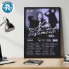 Mavi Alfredo The Tour 2025 Dates List Kick Off In Brooklyn NY On September 9th In Support Of Freddie Gibbs And The Alchemist Poster Canvas