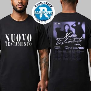 Nuovo Testamento Band Tour 2025 Dates List Kick Off In Fresno CA On September 10th At Strummer Bar And Grill Two Sided Print Unisex T-Shirt