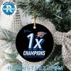 Oklahoma City Thunder 1x Champions Dunk Contest2025 NBA Finals Champions 2025 Xmas Gift Christmas Holiday Ornament