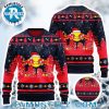 MoneyGram Haas F1 Team Custom Name Pattern Red And White 2025 Ugly Christmas Sweater