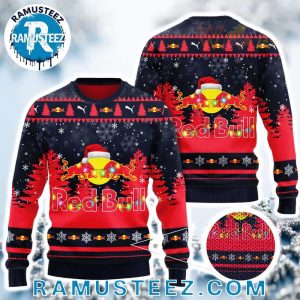 Oracle Red Bull Racing F1 2025 Ugly Christmas Sweater Gift For Men And Women
