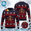 Oracle Red Bull Racing Formula 1 Pattern Red And Navy X-Mas Holiday Gift For Friends And Couple Ugly Christmas Sweater