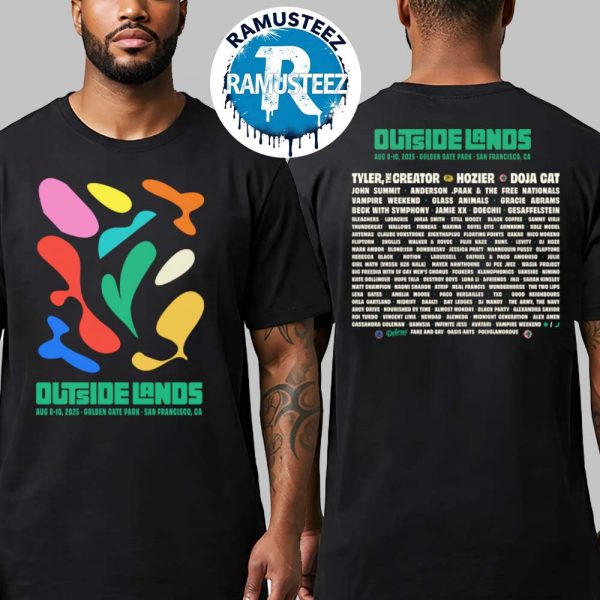 Outside Lands 2025 Collection Shapes Event Tee On August 8th 10th In San Francisco CA At Golden Gate Park Two Sided Classic T-Shirt