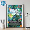 Outside Lands 2025 Poster Line Up By Gigart At Golden Gate Park In San Francisco CA On August 8th 10th Home Decor Poster Canvas