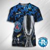 Paris Saint Germain Winner Of UEFA Super Cup 2025 Secure Historic Five Trophy Haul In 2025 All Over Print T-Shirt