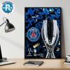 Paris Saint Germain Winner Of UEFA Super Cup 2025 Secure Historic Five Trophy Haul In 2025 Wall Decor Poster Canvas